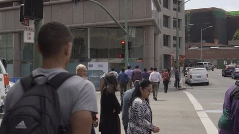People before COVID-19 Stock Footage 130080558