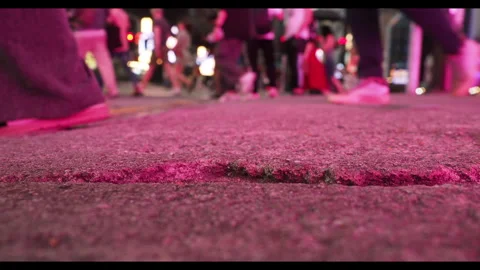 People Crossing 5 Stock Footage 303415679
