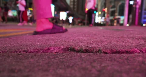 People Crossing 6 Stock Footage 303416594
