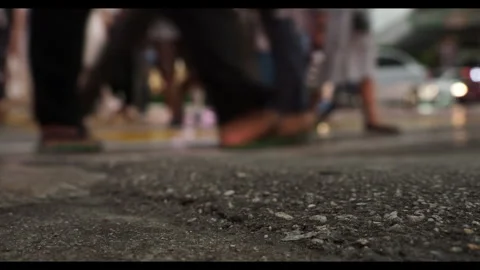 People Crossing 7 Stock Footage 303416490