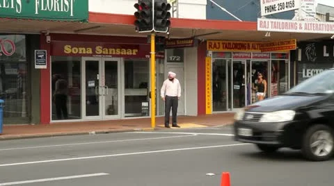 People crossing the road Stock Footage 11818003