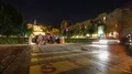 People crossing street on zebra near Cascade, evening rush hour time-lapse HD Footage