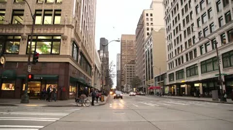 People at crosswalk Video stock 10734191