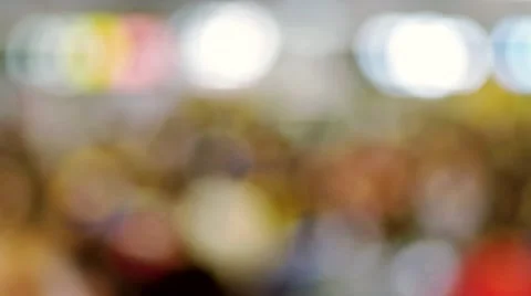 People crowd in train station of hong kong Stock Footage 47195997