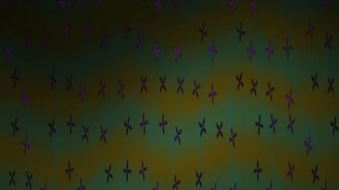 People in a crowd walking on a green and yellow background. Stock Footage 336706936