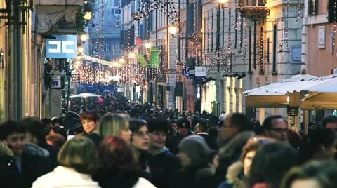 The people crowds Video stock 20482182