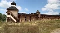 People at cultural and entertainment event in Kyivan Rus park, Kopachiv village HD Footage
