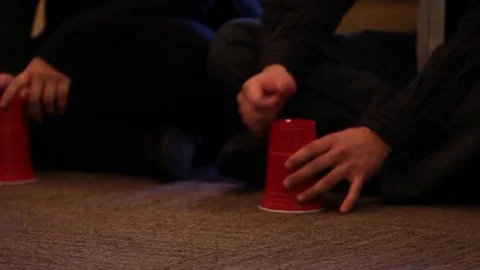 People with cups Stock Footage 77052239