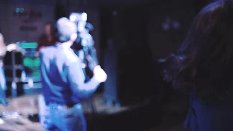 People dance at the disco Stock Footage 127691614