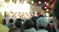 People dance during the open-air concert HD Footage