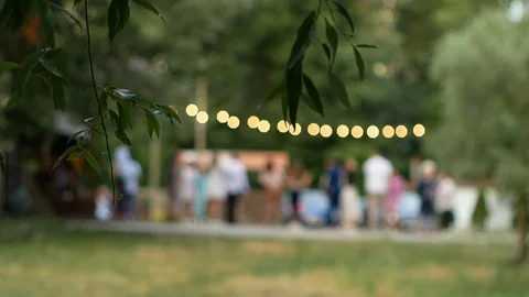 People dance on a summer evening. Stock Footage 119975961