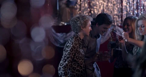People Dancign And Having A Good Time In The Nightclub Stock Footage 108919621