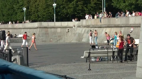 People Dancing 2 Stock Footage 7730384