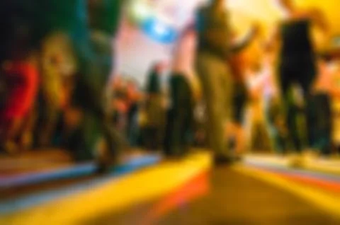 People dancing blur background Stock Photos