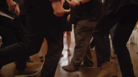 People Dancing in the Dancefloor Stock Footage 98604327