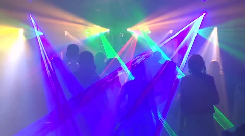 People dancing in a disco Stock Footage 61750859