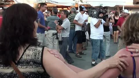 People dancing folk dance Stock Footage 10723677