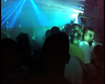 People dancing in the night club Stock Footage