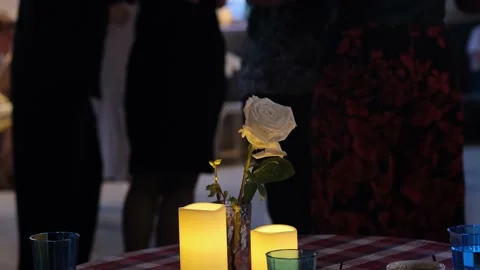 People dancing out of focus during tango party. Stock Footage 191771466