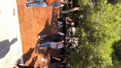 People dancing in park Stock Footage 119667416