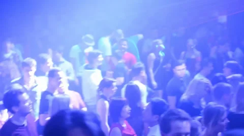 People dancing at a party (disco) Stock-Footage 36971756