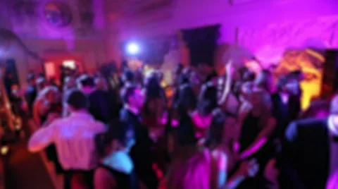 People Dancing Party Video stock 46258689
