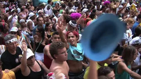 People Dancing In The Streets 스톡 동영상 19104277