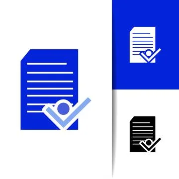 People Data Writing Paper Icon Stock Illustration