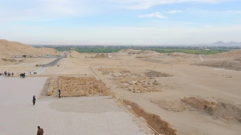 People in a Desert Stock Footage 87071714