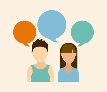 People design over beige background, vector illustration Ilustração Stock