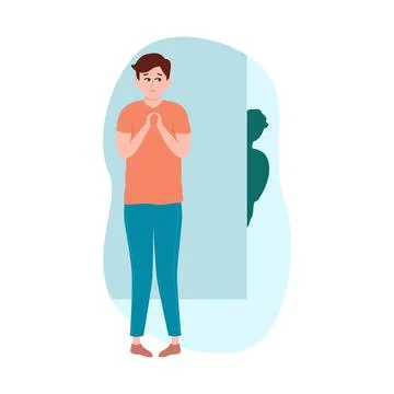 People with different mental problems. Psychological issues Illustrazione stock