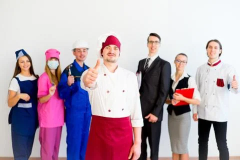 People of different professions Stock Photos