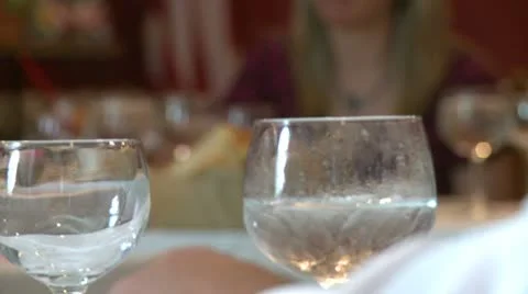 People dining in a nice restaurant (2 of 3) Stock-Footage 10688464
