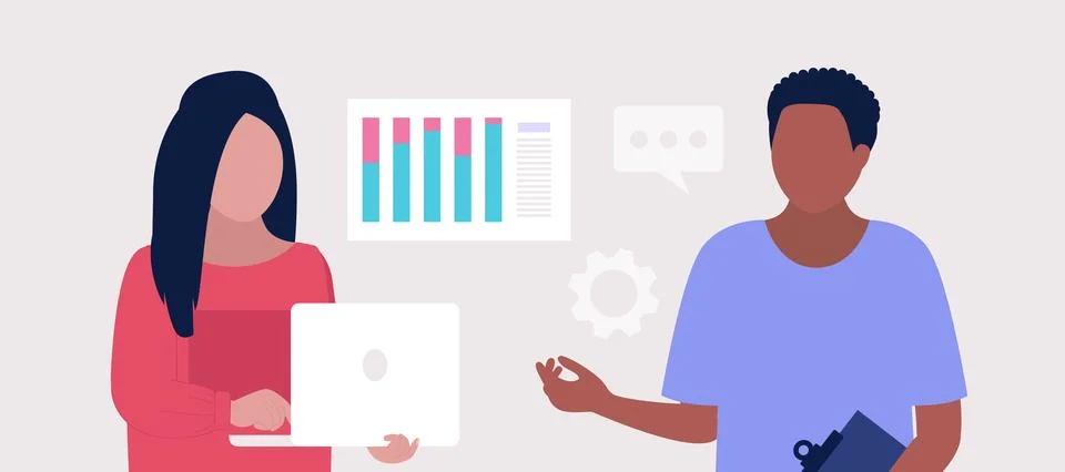 People discuss Stock Illustration