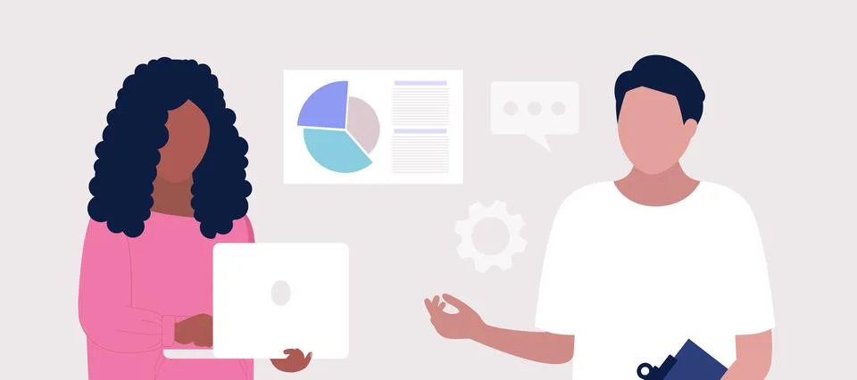 People discuss Stock Illustration