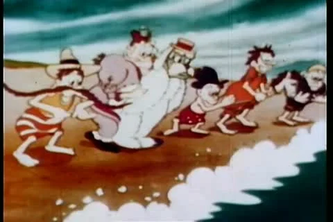 People diving into ocean Stock Footage 11345194