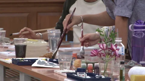 People Doing Art Therapy 스톡 동영상 3907459