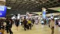 People in duty free store inside Bangkok international airport in Thailand HD Footage