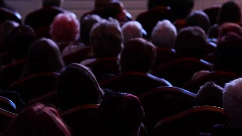 The people enjoying the singer on the stage Stock Footage 340896324