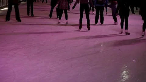 People enjoying skating Stock Footage 72102703