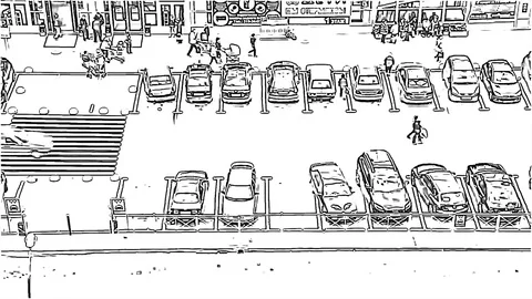 People enter and exit into the automatic sliding doors of the supermarket Stock Footage 74374230