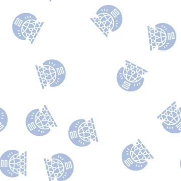 People equality glyph seamless pattern Ilustración de archivo