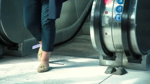 People on escalator Stock Footage 73962128