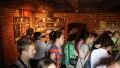 People at excursion inside Radomysl Castle, the museum of Ukrainian home icons HD Footage