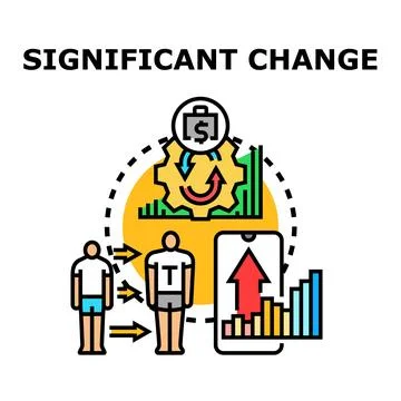 People experiencing significant change and personal transformation Stock Illustration