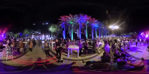 People at the fair 360 vr Stock Footage 67584093
