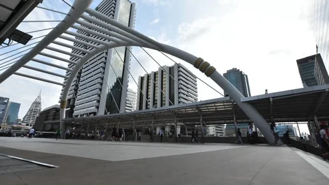 People fast walking,timelapse Stock Footage 89169135