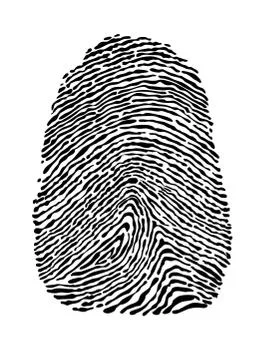 People fingerprint Stock Illustration