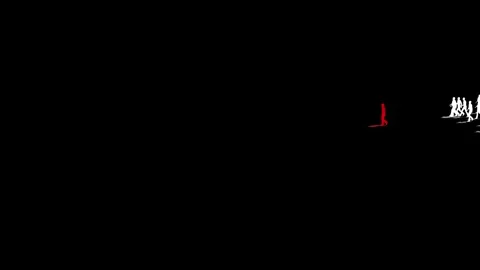 People Following normal side red white Stock Footage 340519202