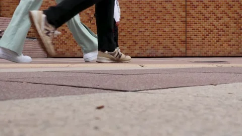 People on foot Part 10 Stock Footage 236980331